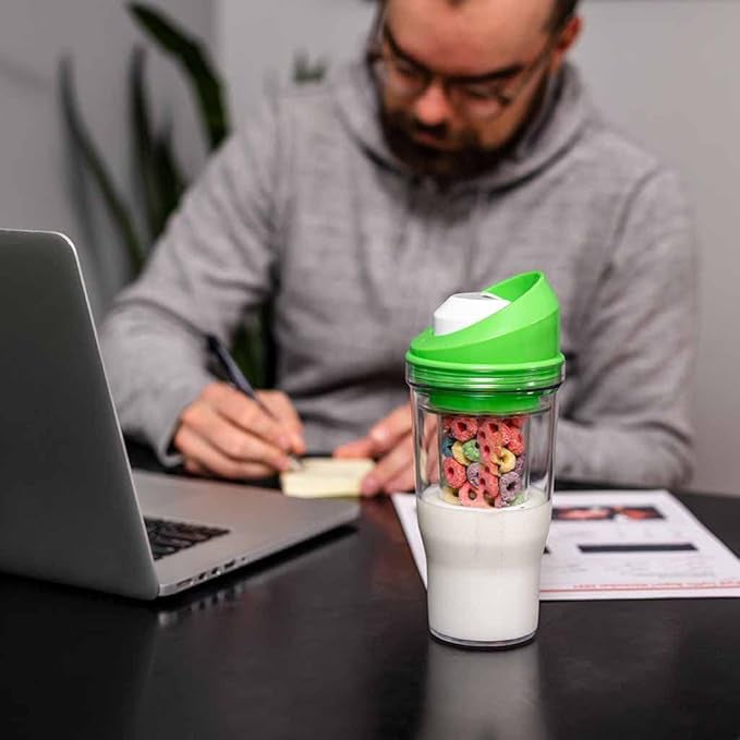 ✨🥣Portable Cereal Cup – The Ultimate On-the-Go Breakfast Revolution! 🥛