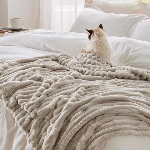 ✨ Discover the Ultimate Striped Blanket – Your Cozy Companion for Every Season! 🌈🧣