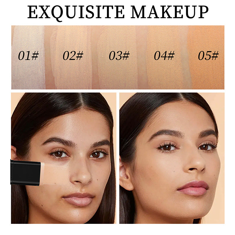 💥Halloween Special Offer: 70%OFF🔥 Foundation Concealer Stick Dual-ended brush head for flawless skin