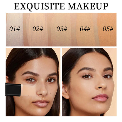 💥Halloween Special Offer: 70%OFF🔥 Foundation Concealer Stick Dual-ended brush head for flawless skin