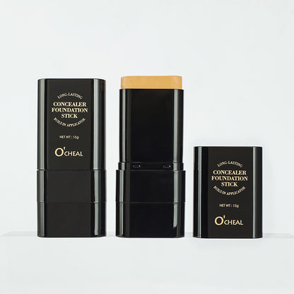💥Halloween Special Offer: 70%OFF🔥 Foundation Concealer Stick Dual-ended brush head for flawless skin