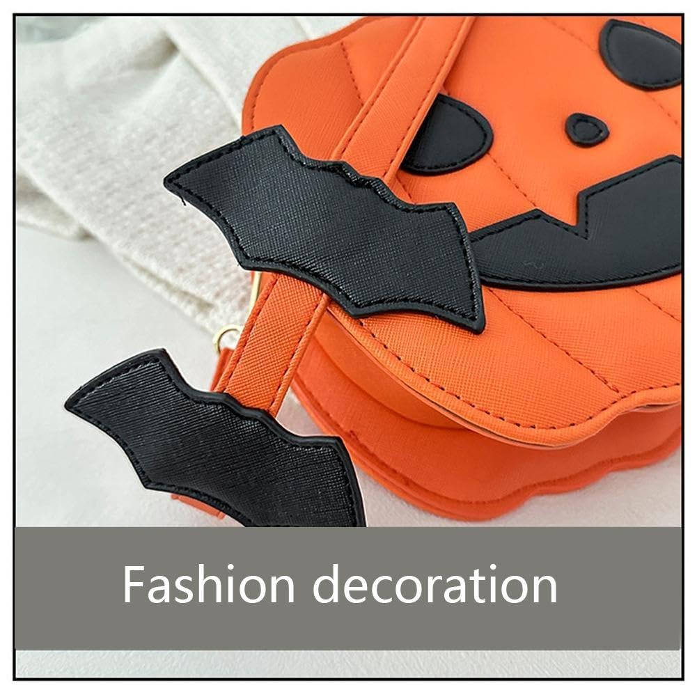 💥2025 Halloween 🎃Pumpkin Bat Cartoon Crossbody Bag - 🎁Creative & Personalized