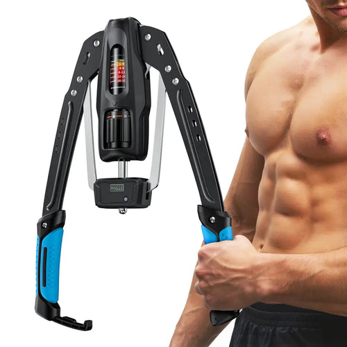 ⏰The Final Six Hours Sale 30% OFF -Hydraulic Arm Trainer with Counter, 22-440lbs Adjustable Chest Expander for Home Gym, Arm & Shoulder Strength Training Equipment