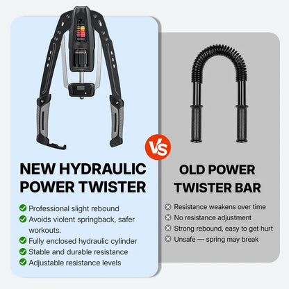 ⏰The Final Six Hours Sale 30% OFF -Hydraulic Arm Trainer with Counter, 22-440lbs Adjustable Chest Expander for Home Gym, Arm & Shoulder Strength Training Equipment