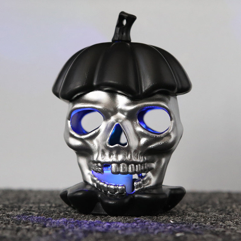 🎃3pcs Halloween LED Pumpkin/ Skull/ Eye Balls Lights with Glowing Spider Night Light - Glowing LED Candle Lights