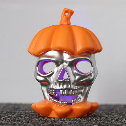 🎃3pcs Halloween LED Pumpkin/ Skull/ Eye Balls Lights with Glowing Spider Night Light - Glowing LED Candle Lights