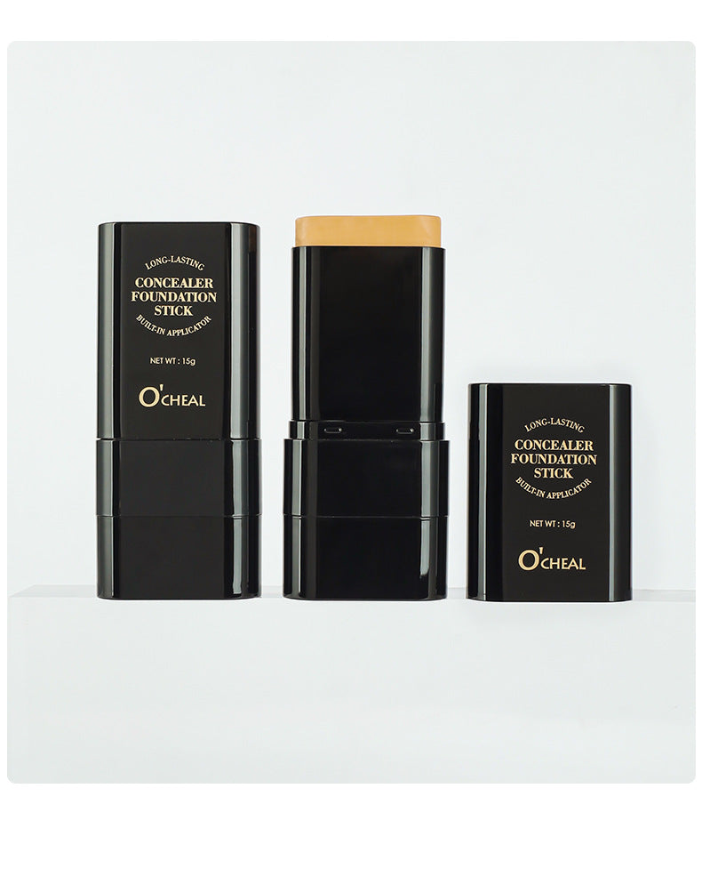 💥Halloween Special Offer: 70%OFF🔥 Foundation Concealer Stick Dual-ended brush head for flawless skin