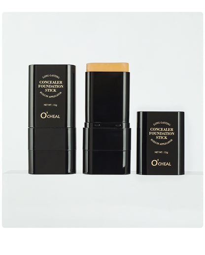 💥Halloween Special Offer: 70%OFF🔥 Foundation Concealer Stick Dual-ended brush head for flawless skin