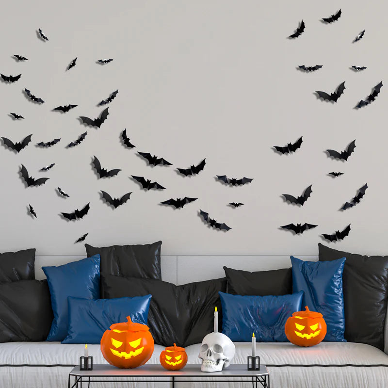 🦇✨ 3D Bat LED Wall Light — Unique Decor & Stylish Light! 💡 Buy More, Save More!