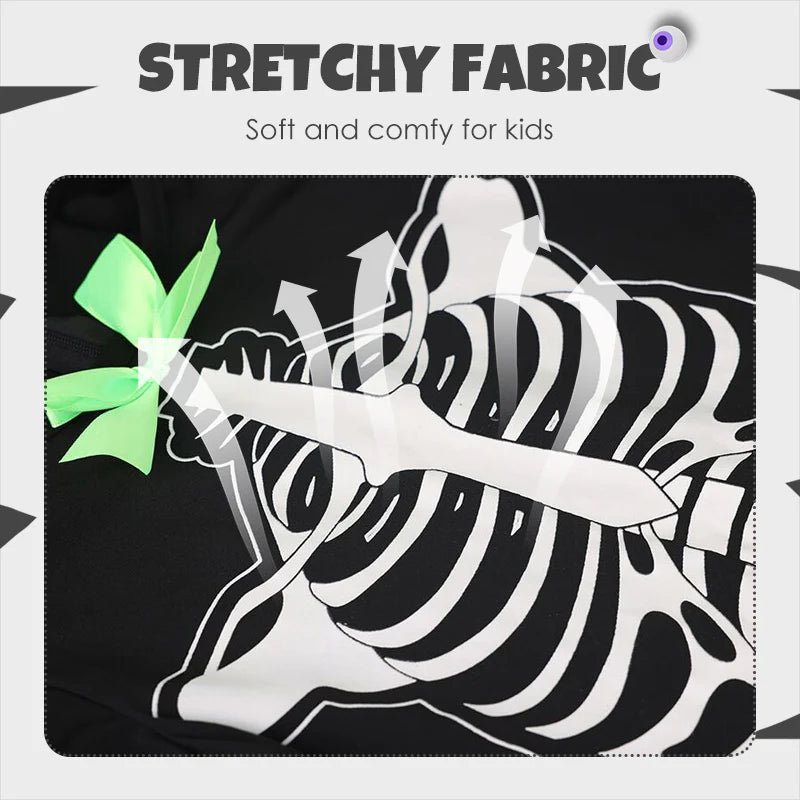 💀Glow-in-Dark Skeleton Costume for Halloween