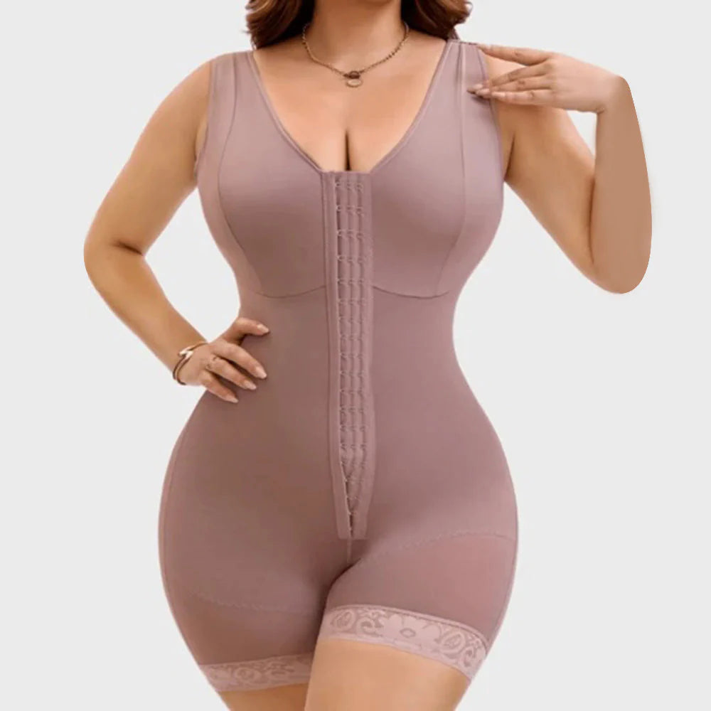 ✨HOT SALE 49% OFF✨🎄50K+ SOLD:Colombianas Shapewear for Women Tummy Control Full Shapewear Butt Lifter with Zipper Crotch