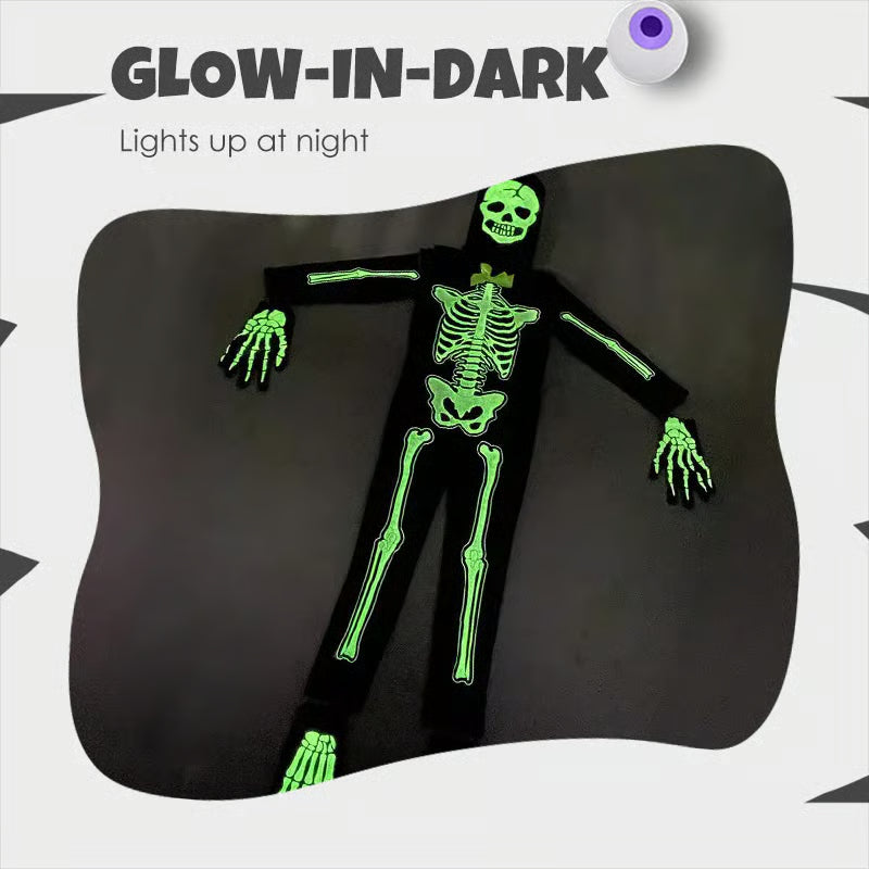 💀Glow-in-Dark Skeleton Costume for Halloween
