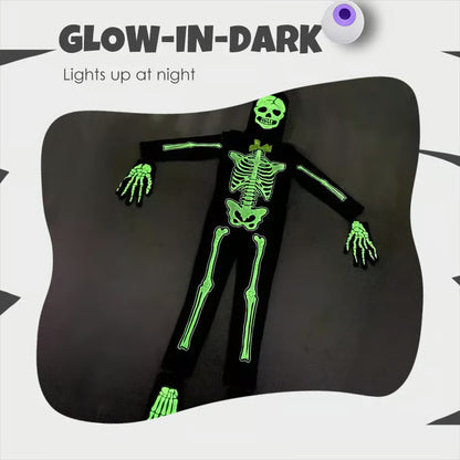 💀Glow-in-Dark Skeleton Costume for Halloween