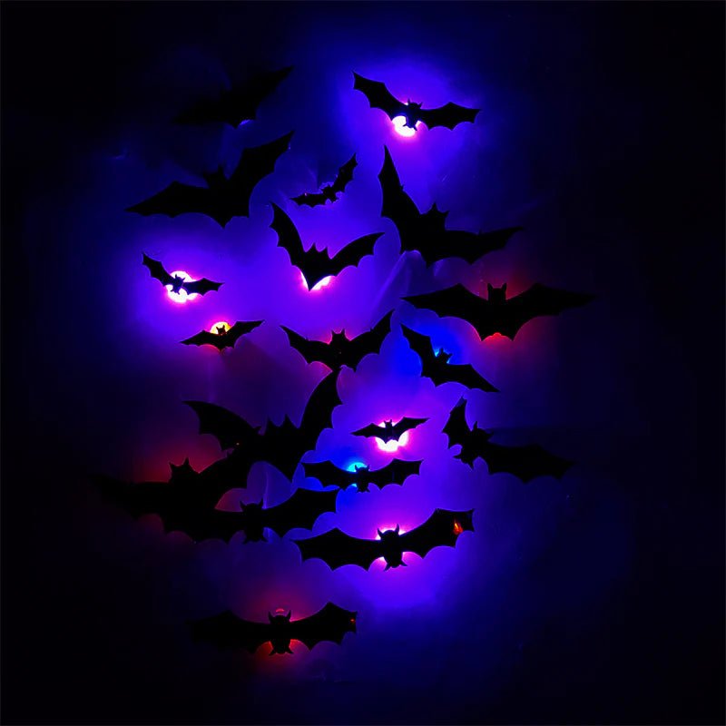 🦇✨ 3D Bat LED Wall Light — Unique Decor & Stylish Light! 💡 Buy More, Save More!