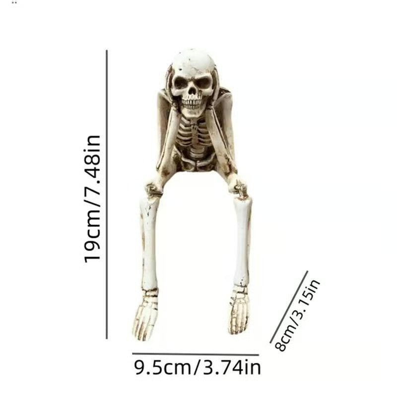 🎃👻💀Halloween Fireplace Simulation Skull Combination🔥1 Set (3pcs)