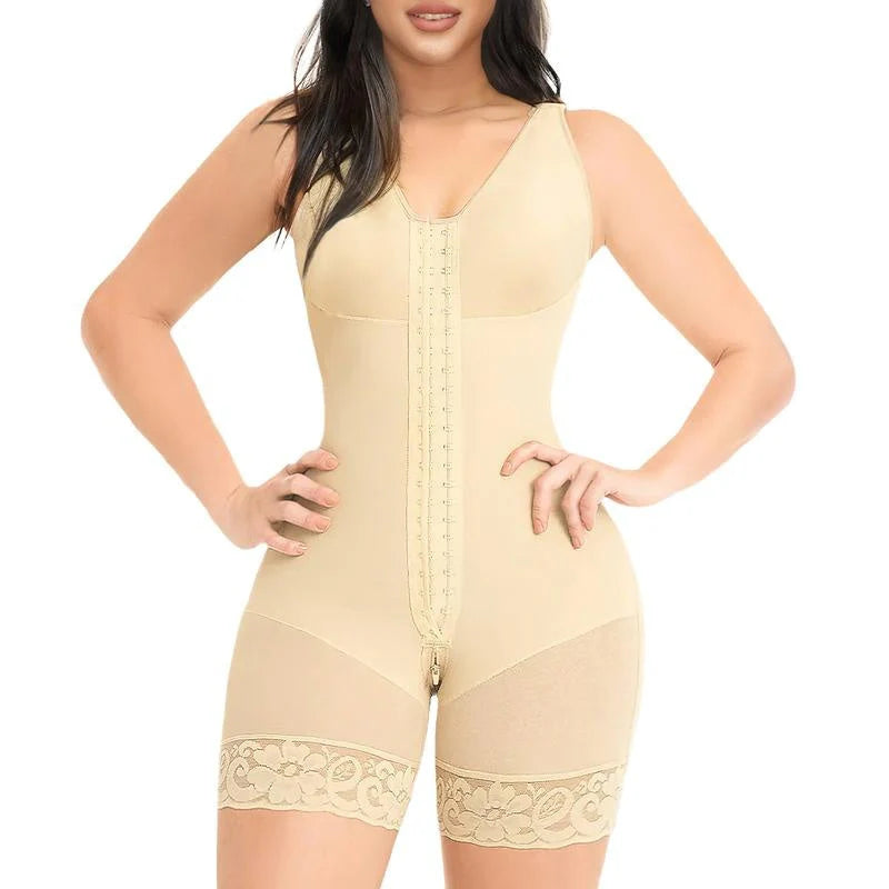 ✨HOT SALE 49% OFF✨🎄50K+ SOLD:Colombianas Shapewear for Women Tummy Control Full Shapewear Butt Lifter with Zipper Crotch