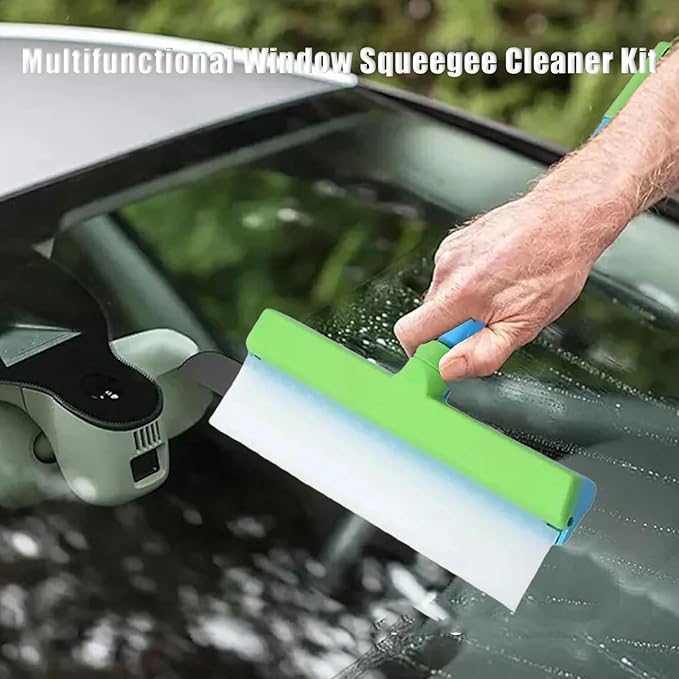 🎃👻💀Halloween Clean your house -Recyclable Silicone Window Squeegee Kit