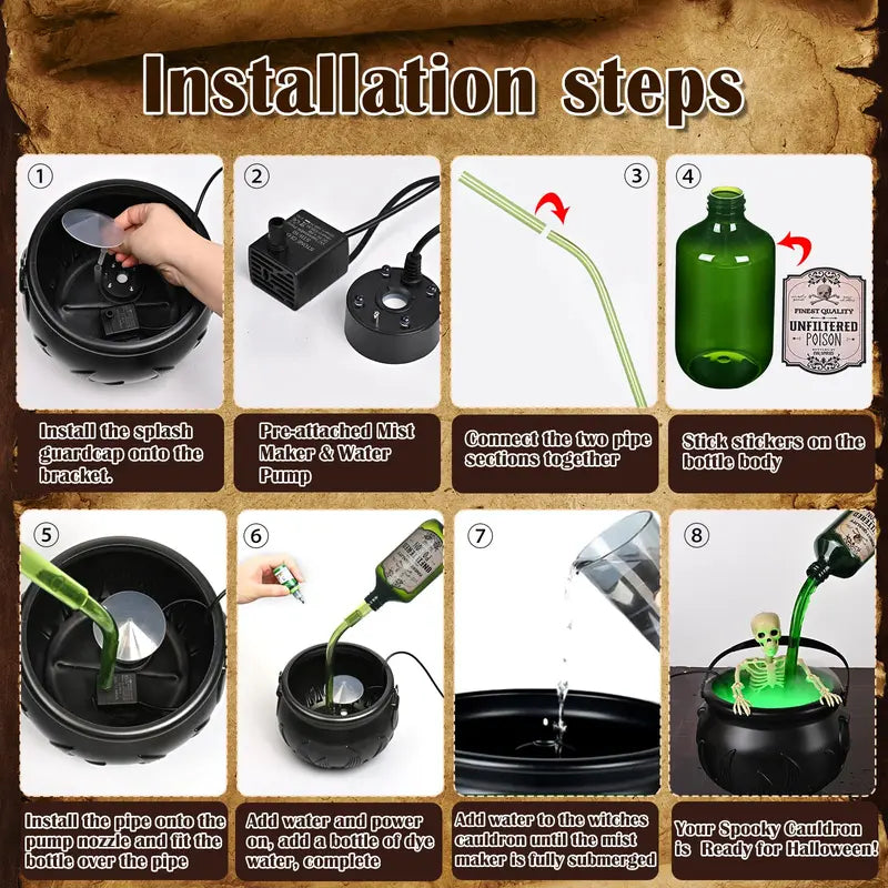 ✨🎃Halloween Decorations Indoor-💀Halloween Cauldron
