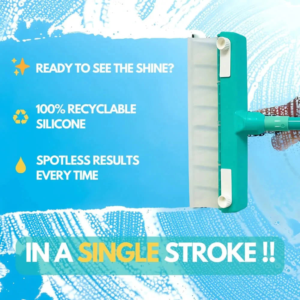 🎃👻💀Halloween Clean your house -Recyclable Silicone Window Squeegee Kit