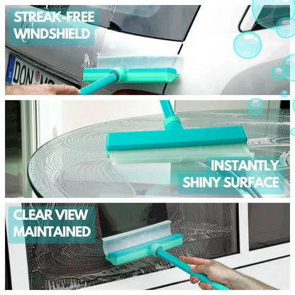 🎃👻💀Halloween Clean your house -Recyclable Silicone Window Squeegee Kit