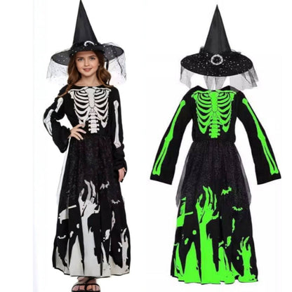 💀Glow-in-Dark Skeleton Costume for Halloween