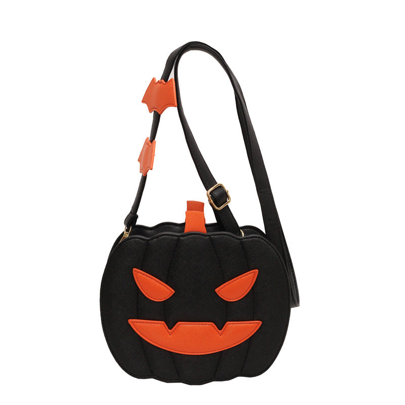 💥2025 Halloween 🎃Pumpkin Bat Cartoon Crossbody Bag - 🎁Creative & Personalized