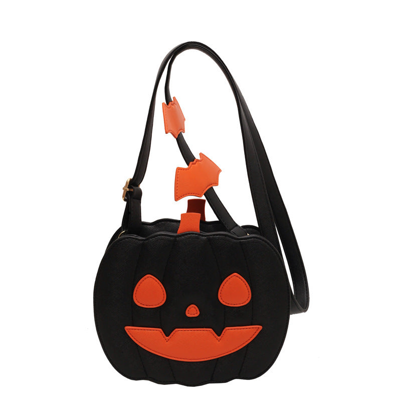 💥2025 Halloween 🎃Pumpkin Bat Cartoon Crossbody Bag - 🎁Creative & Personalized